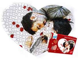 Puzzle a forma di cuore da 300 pezzi