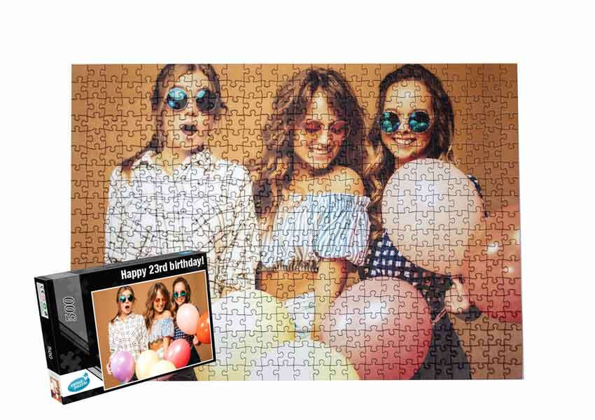 Trasforma i tuoi ricordi in un divertente puzzle fotografico.