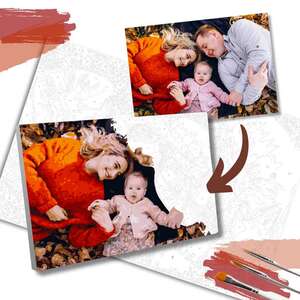 Dipingere con i numeri 35x50-Cornice - 50 x 35 cm