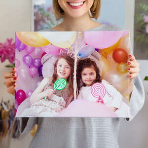 Tela con foto personalizzata perfetta per un regalo